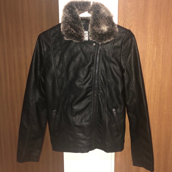 F&F: KIDS XL leather jacket - Picture 1 of 4